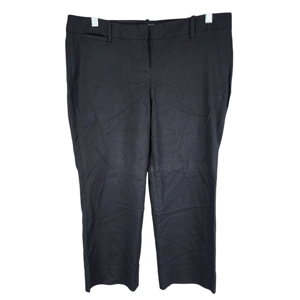 Womens Black The Limited Drew Fit Capri Pants Mid Rise Stretch Size 10
